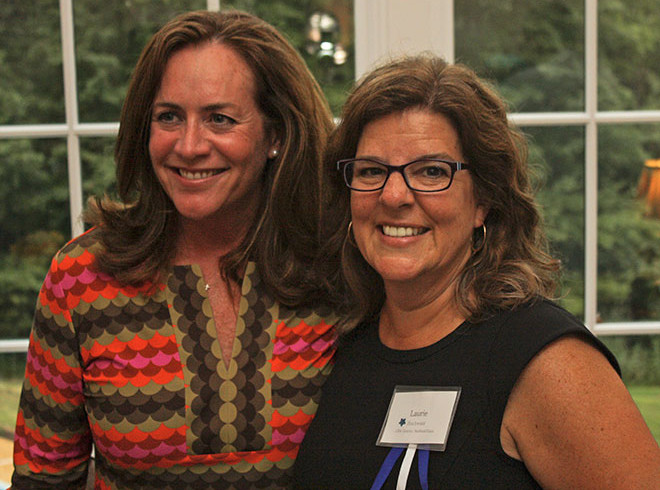 Dorothy McAuliffe with Virginia House of Delegates candidate Laurie Buchwald