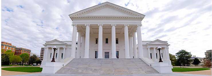 Virginia General Assembly building in Richmond