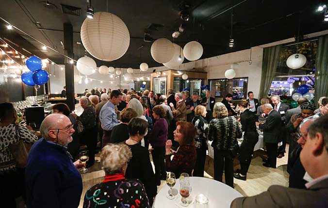 The Send David Back to Richmond event was held at The Space, downtown Charlottesville, Jan. 4, 2017