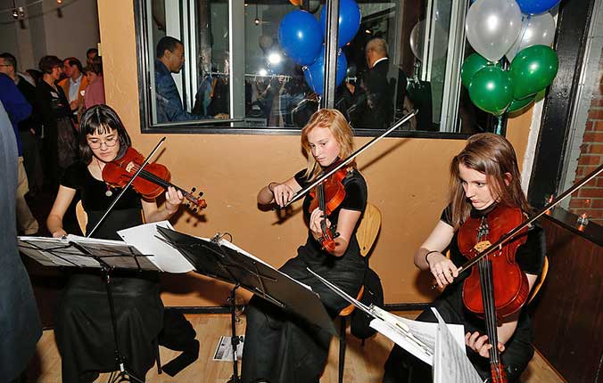 Magnolia String Quartet of the Charlottesville High School String Orchestra